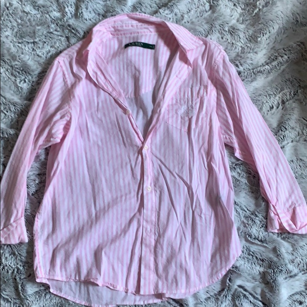 Ralph Lauren Button Down/Pajama Top